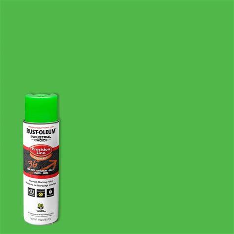 Rust Oleum Industrial Choice 17 Oz M1600 Fluorescent Green Inverted