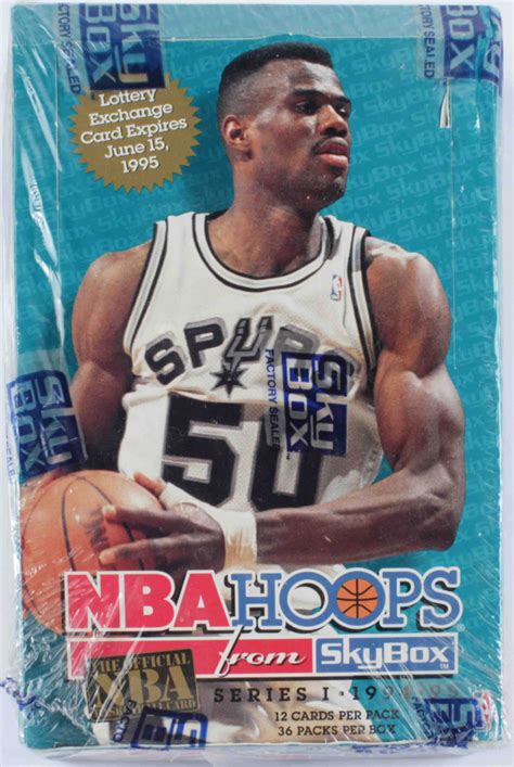 1994 95 Skybox NBA Hoops Basketball Series 1 Box Of 36 Packs Barnebys