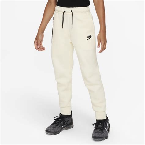 Nike Kids Boys Nsw Tech Fleece Pants In Coconut Milkblackblack