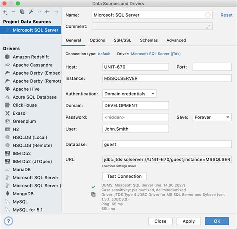 Connecting Datagrip To Ms Sql Server The Datagrip Blog