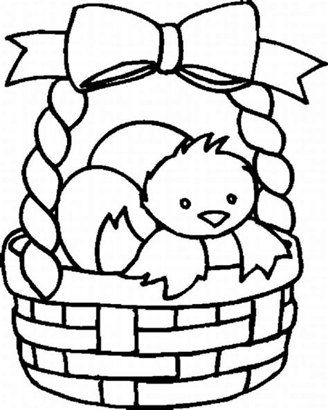 Easter Egg Basket Drawing at GetDrawings | Free download