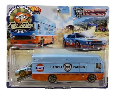 Hot Wheels Team Transport Lancia Rally 037 Euro Hauler Gulf Frete grátis