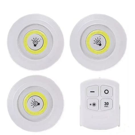 Kit L Mpada Lumin Ria Led Spot Sem Fio Controle Remoto Canaltech