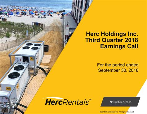 Herc Holdings 2018 Q3 Results Earnings Call Slides Nyse Hri