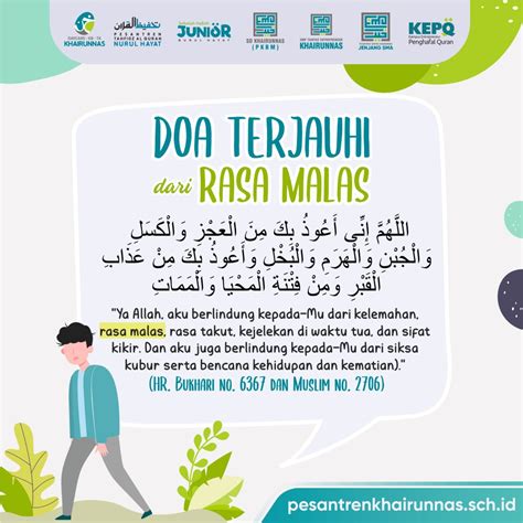 Tips Agar Jauh Dari Rasa Malas Pesantren Khairunnas