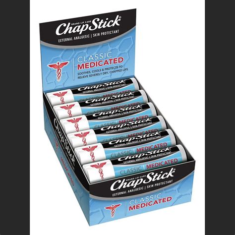 Chapstick Classic Medicated Lip Balm Oz Ct Walmart