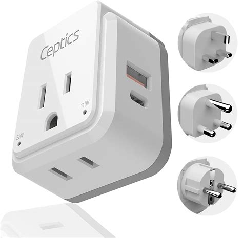 Buy Ceptics South Africa Power Adapter Travel Set W Pd Qc Fast