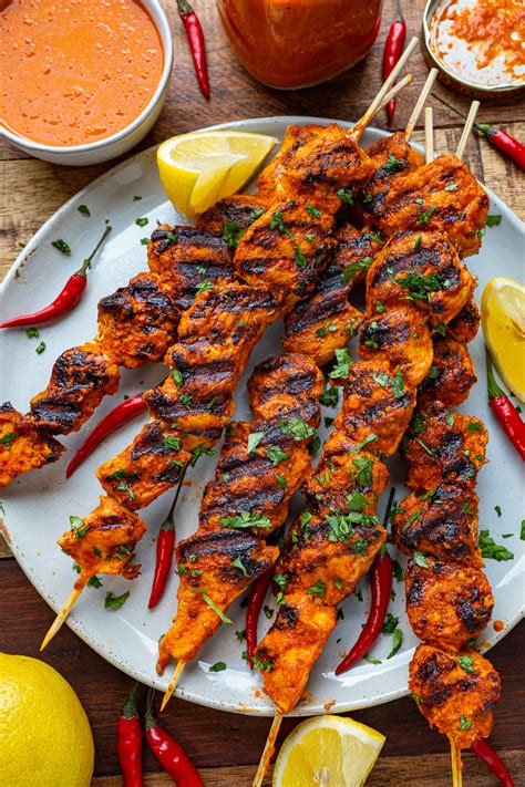 Peri Peri Grilled Chicken Skewers Closet Cooking