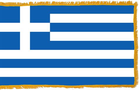 Greece Flag Indoor Polyester