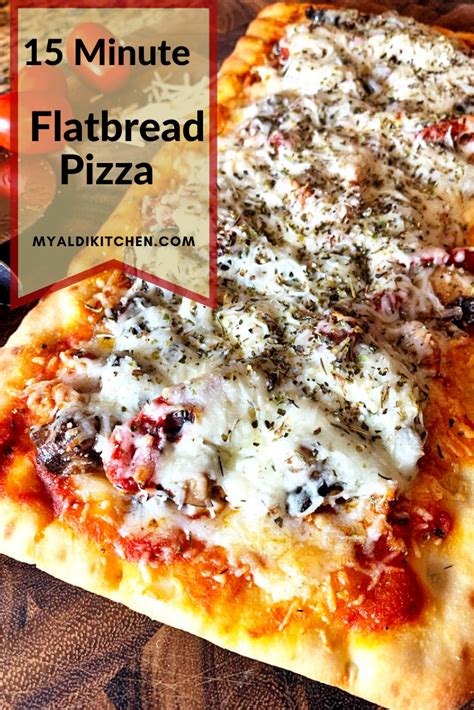 Flatbread Pizza - Easy Pizza from Aldi Flatbread - My Aldi Kitchen ...