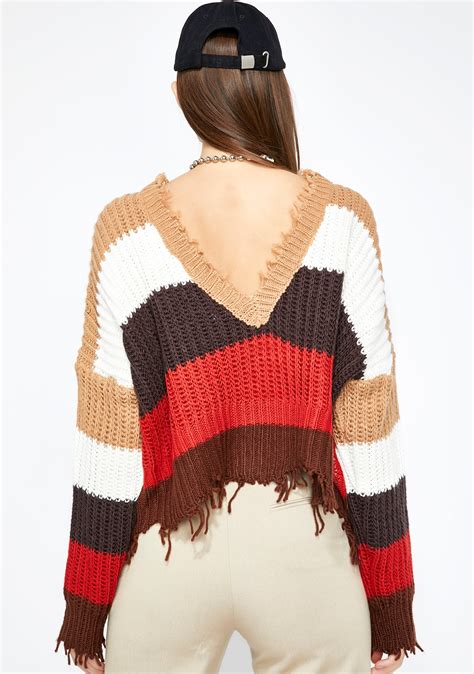 Cup Of Jane Stripe Sweater Dolls Kill