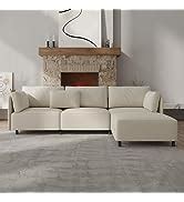 Amazon Acanva Luxury Modern Modular L Shape Sectional Sofa Set