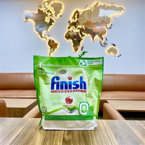 VIÊN RỬA CHÉN FINISH ALL IN 1 MAX HỮU CƠ ECO 0 LOẠI 40 VIÊN