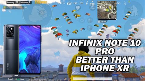 Infinix Note 10 Pro Better Than IPhone XR Pubg Test YouTube