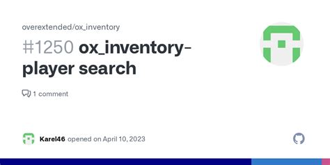 Ox Inventory Player Search Issue 1250 Overextended Ox Inventory