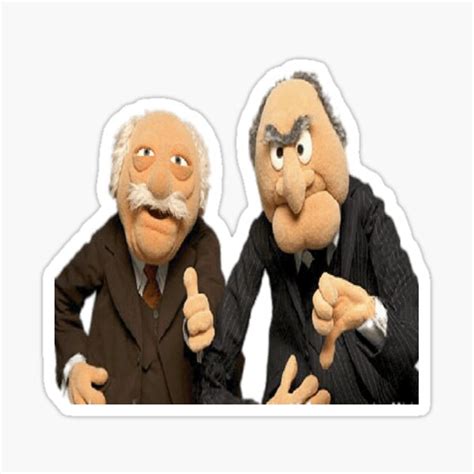 Statler And Waldorf Sticker For Sale By Fatyza004 Redbubble