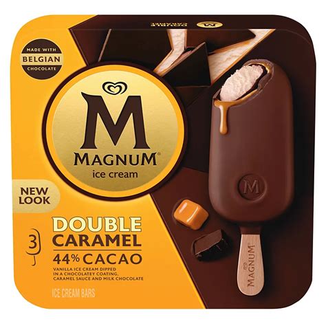 Magnum Double Caramel Ice Cream Bars Shop Ice Cream And Treats At H E B