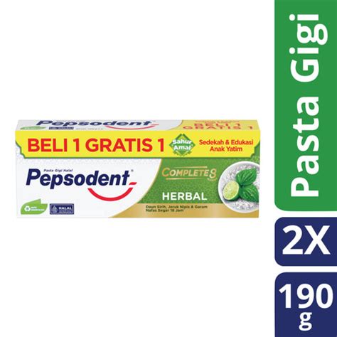 Promo Buy Get Free Pepsodent Pasta Gigi Herbal Gr Jakarta