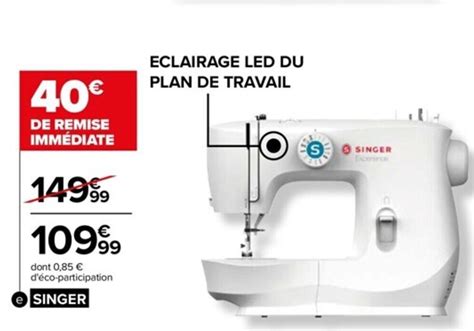 Promo Machine à coudre chez Carrefour