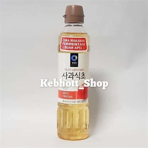 Jual Chung Jung One Daesang Apple Vinegar 500ml Cuka Makanan