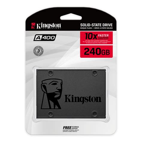 DISCO DURO SOLIDO Kingston SSD 240GB A400 SATA3 2 5 7mm Height