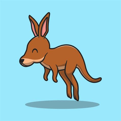 Kangaroo Jumping Drawing