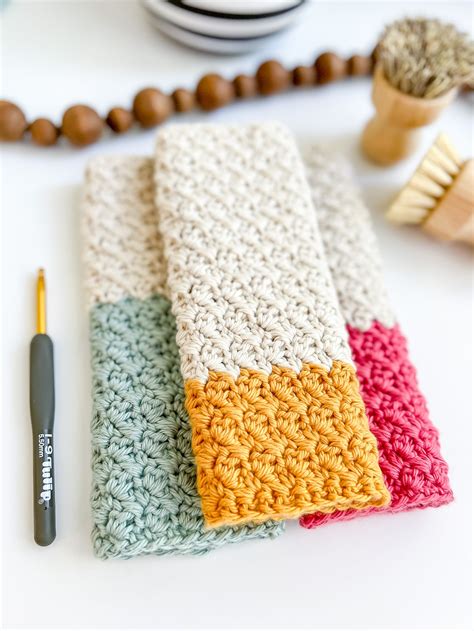 Easy Crochet Dishcloth Pattern Simple Crochet Dishcloth - Etsy