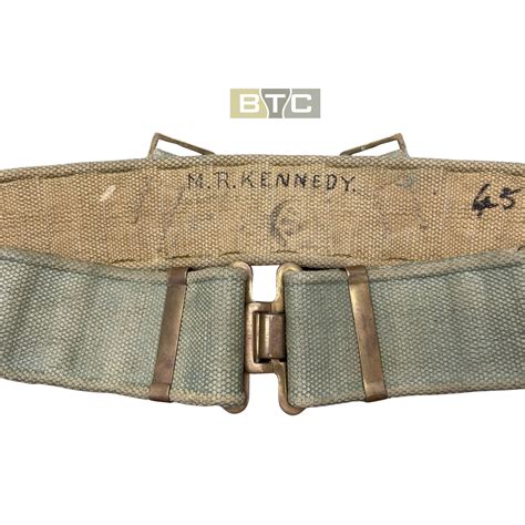 Australian British Army WW2 P37 Equipment Belt Original 1942