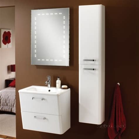 Hib 9601100 White Palamas 300x500mm Two Door Tall Storage Wc Unit Soft