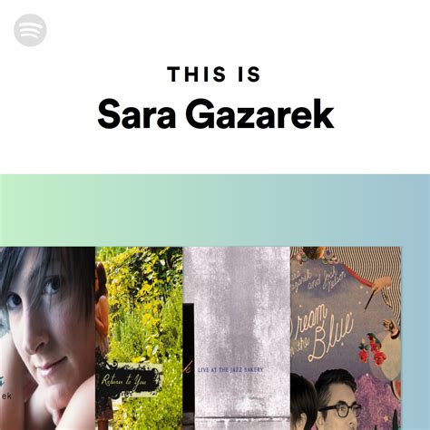 This Is Sara Gazarek Spotify Playlist