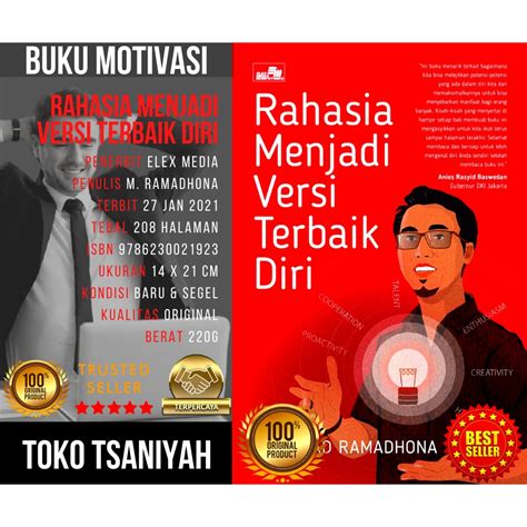 Jual Buku Motivasi Best Seller Rahasia Menjadi Versi Terbaik Diri