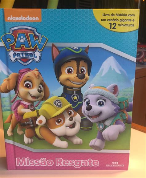 Livro Brinquedo Patrulha Canina Brinquedo para Bebês Nickelodeon