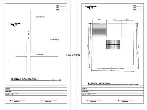 Plano De Ubicacion Y Localizacion En Autocad Desde Cero Nbkomputer