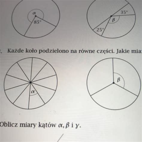 Ka De Ko O Podzielono Na R Wne Cz Ci Jakie Miary Maj Zaznaczone K Ty