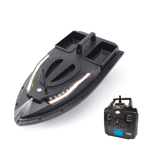 Flytec V700 High Speed Dual Hoppers RC Bait Boat Carp Fishing Surfer