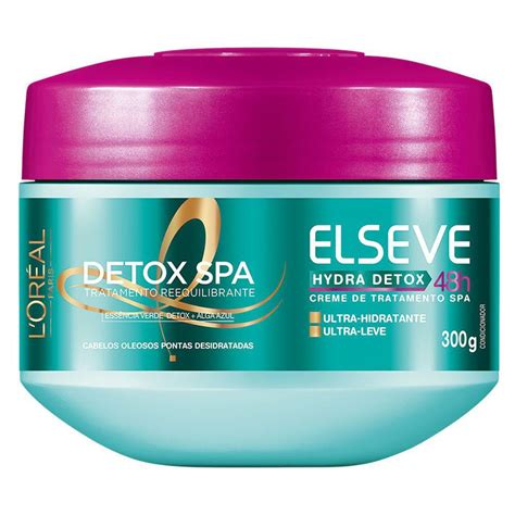 L Oréal Paris SPA Elseve Hydra Detox Creme de Tratamento Máscara