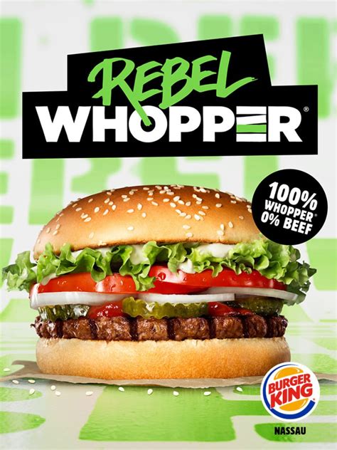 Rebel Whopper At Burger King Nassau