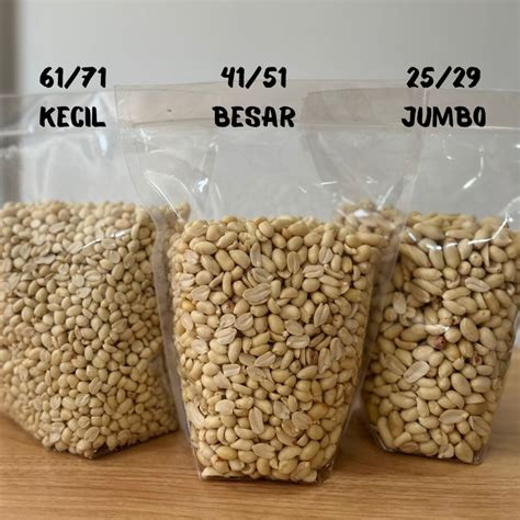 Jual KACANG TANAH KUPAS MENTAH IMPORT 1000 G 1 KG Shopee Indonesia