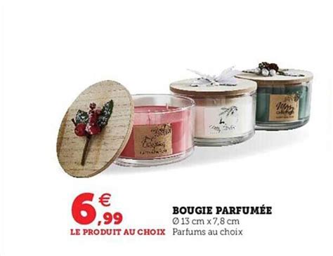 Promo Bougie Parfumée chez Hyper U iCatalogue fr