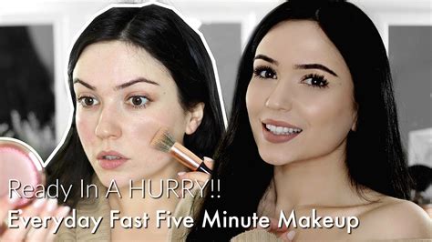 Quick And Easy 5 Minute Makeup Tutorial You Can Do It In Your Car