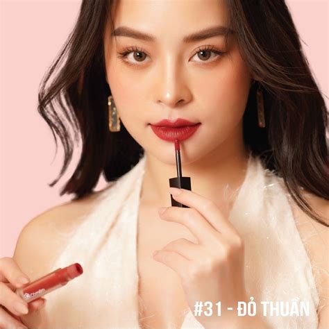 Son Nhung lì mượt mịn không Silicone 5 Màu cực HOT