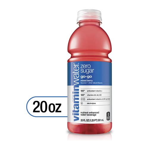 Vitaminwater Zero Go Go Electrolyte Enhanced Water W Vitamins Mixed