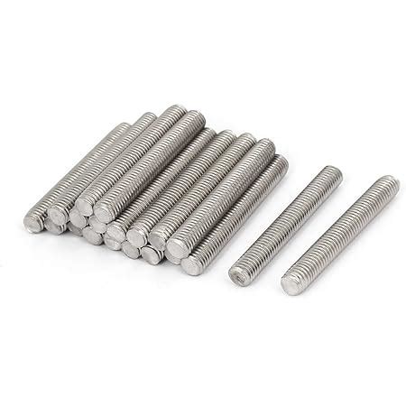 Sourcingmap Metric M8 X 60mm 304 Stainless Steel Fully Threaded Rods