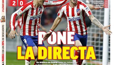 La Portada Del Diario Marca 27 10 2019