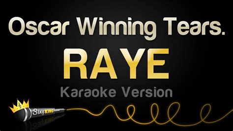 RAYE Oscar Winning Tears Karaoke Version YouTube