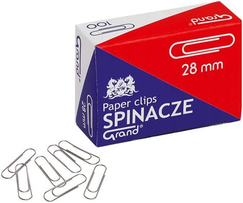 Spinacze biurowe okrągłe 28 mm opakowanie 100 szt SPI 003 Cena