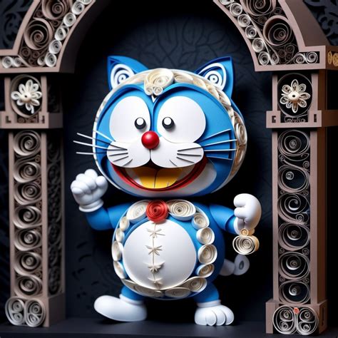 Doraemon's Dark Medieval Night Adventure | Stable Diffusion Online