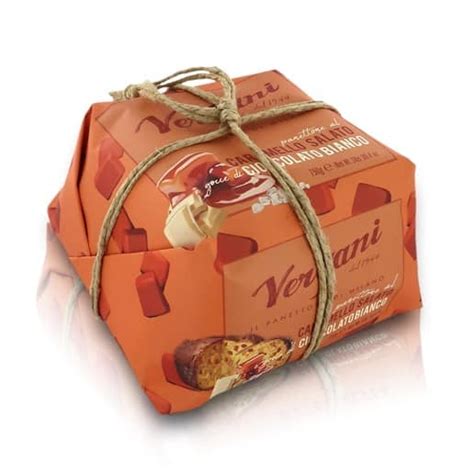 Vergani Panettone Salted Caramel White Chocolate G Bottega