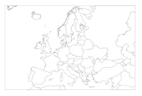 Mapa De Europa Mapamundi Para Imprimir【político Físico Mudo 2018】