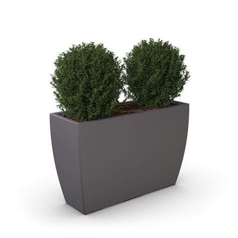 Mayne Kobi 36 In Graphite Grey Self Watering Trough Planter 8836 GRG RONA